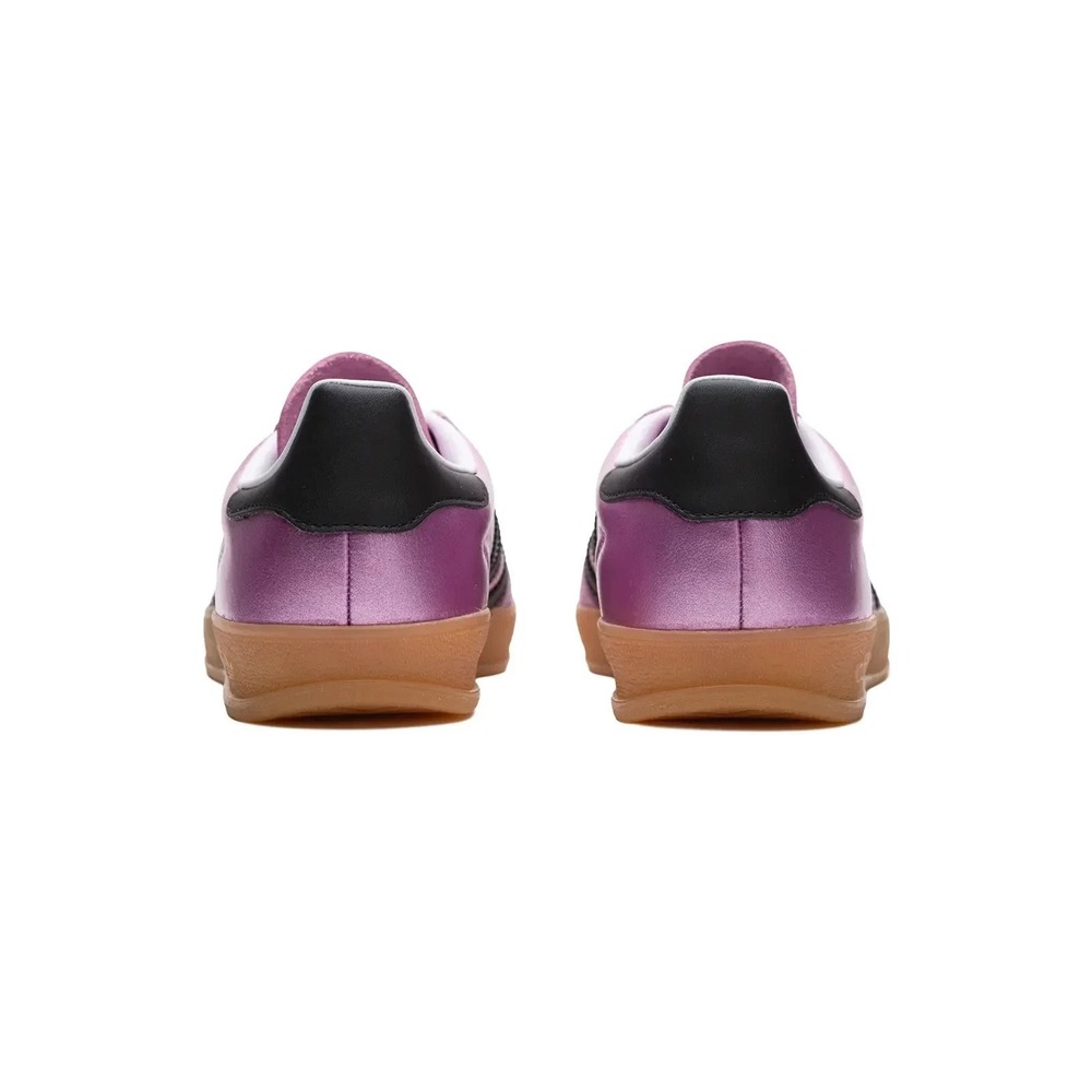 Adidas Gazelle Indoor Women's Size 5.5 Bliss Lilac Pink Black Shoes JS1406 NEW - Picture 4 of 6